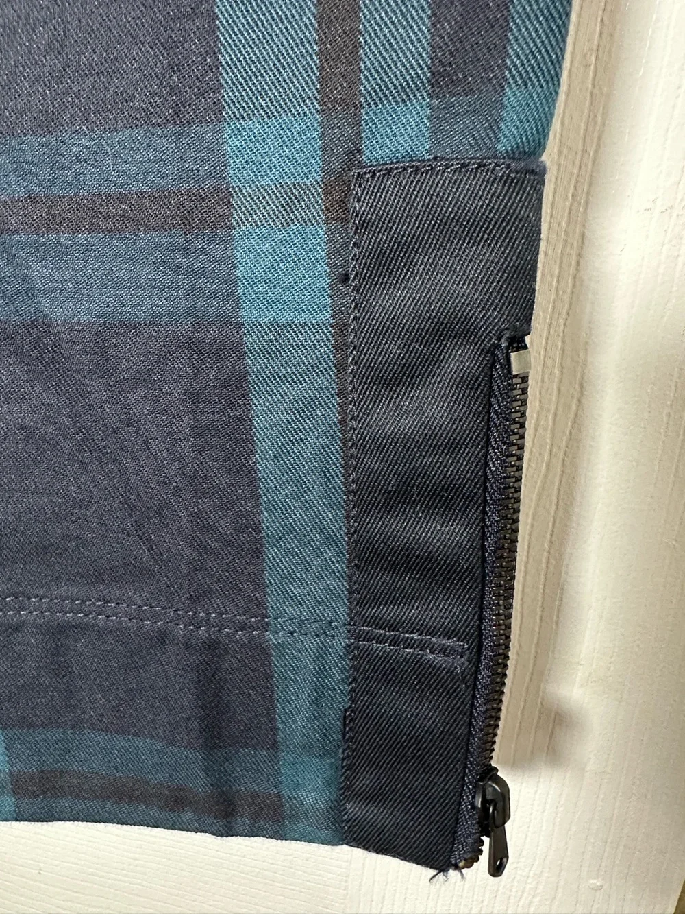 NWT G-Star Raw Women’s Sturwed Mazarine Blue Delon Check Chino Pants Size 10 - Picture 8 of 11